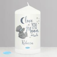 Personalised Me to You Love You to the Moon and Back Pillar Candle Extra Image 1 Preview